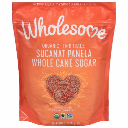 Wholesome Sweeteners Organic Sucanat Sugar Cane Perspective: front