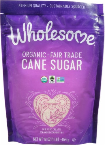 Wholesome™ Sweeteners Organic Cane Sugar Perspective: front