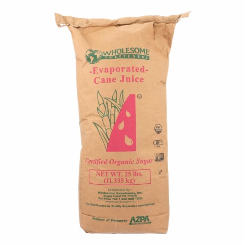 Wholesome Sweeteners Organic Evaporated Cane Juice Sugar Perspective: front