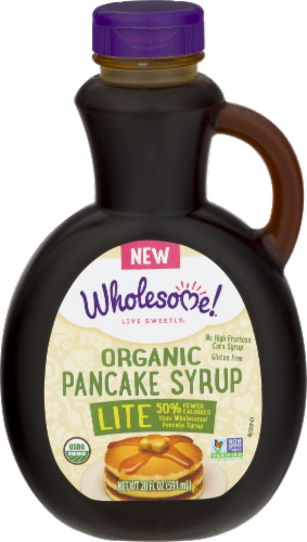 Wholesome! Organic Lite Pancake Syrup Perspective: front