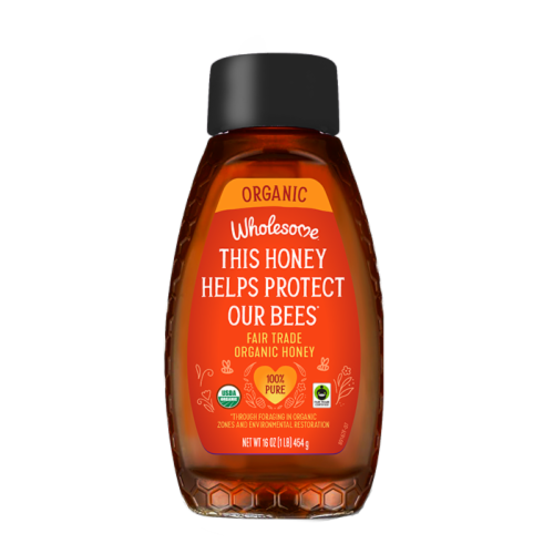 Wholesome™ Sweeteners Organic Pesticide Free Honey Perspective: front