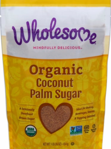 Wholesome Sweeteners Organic Coconut Palm Sugar Perspective: front