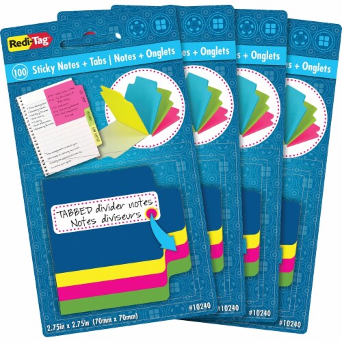 Redi-Tag Tabbed Divider Notes - 4