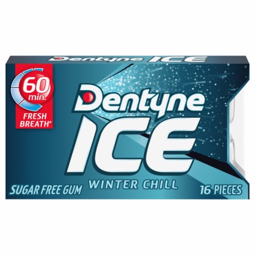 Dentyne Ice Sugar Free Winter Chill Gum Perspective: front