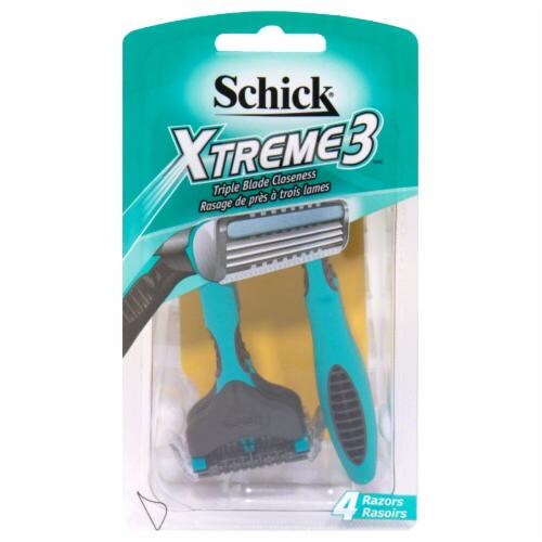 Schick Xtreme 3 Razors Perspective: front