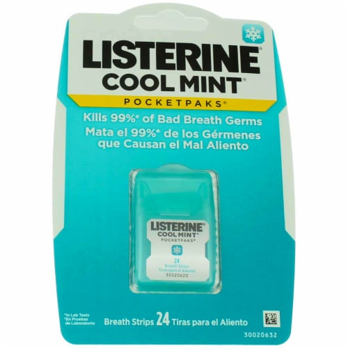 Listerine® Cool Mint® PocketPaks® Breath Strips Perspective: front
