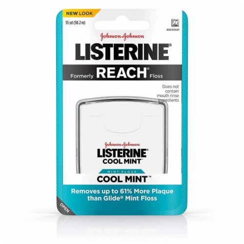 LISTERINE COOL MINT FLOSS 55YD Perspective: front