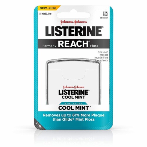 LISTERINE COOL MINT FLOSS 55YD Perspective: front