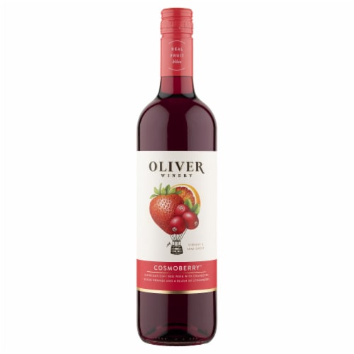 Oliver Winery Cosmoberry Wine Perspective: front