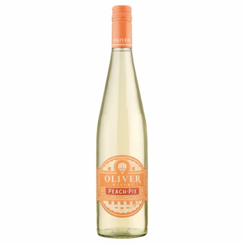 Oliver Winery Peach Pie Wine Perspective: front