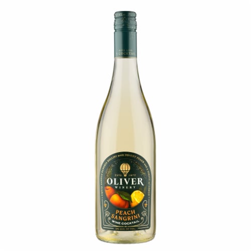 Oliver Winery Peach Sangrini Wine Cocktail Perspective: front