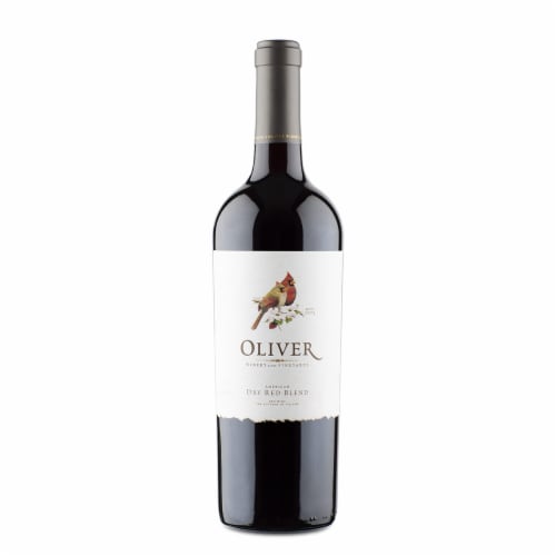 Oliver Dry Red Blend Wine Perspective: front