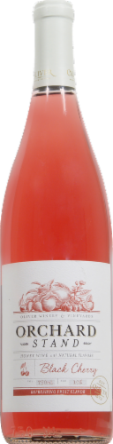Oliver Winery Orchard Stand Black Cherry Indiana Wine Perspective: front