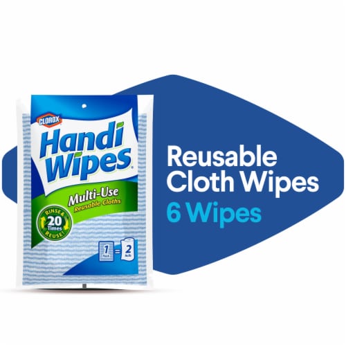 Clorox Handi Wipes Multi-Use Reusable Cloths Perspective: front