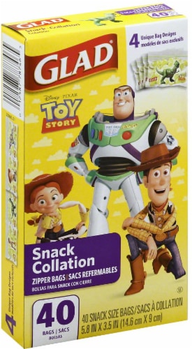 Glad Disney Snack Bags Toy Story, 40 ct - Kroger