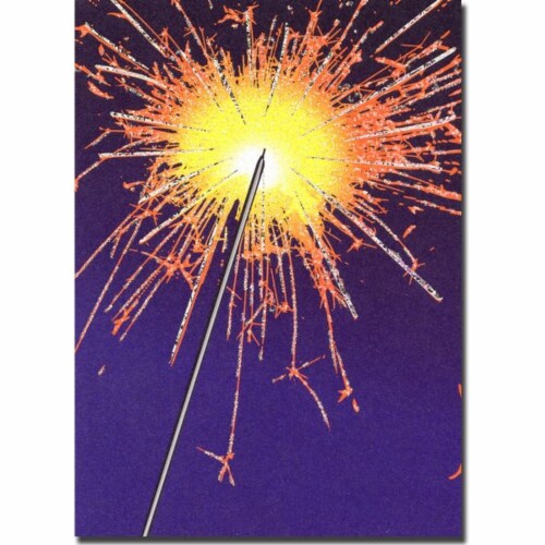 Avanti Sparkler A-Press Congratulations Card Perspective: front