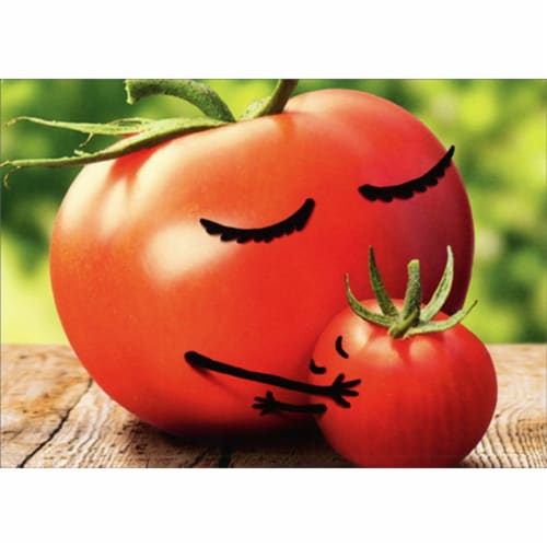 Avanti Tomato Mom and Child Funny / Humorous Mother's Day Card Perspective: front