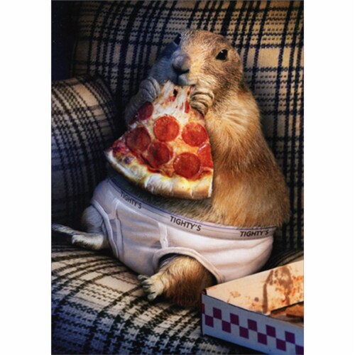 Avanti Prairie Dog In Underwear Funny / Humorous Father's Day Card Perspective: front