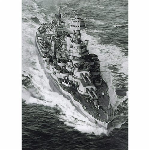 Avanti Press Greeting Card Uss Texas Perspective: front
