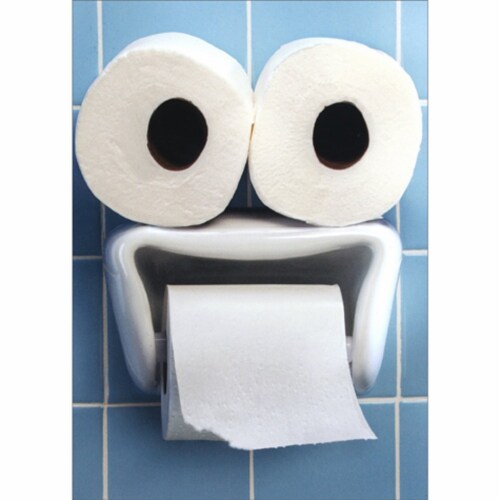 Avanti Press Greeting Cards Father's Day- TOILET PAPER FACE Perspective: front