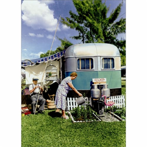 Avanti Press Greeting Cards Anniversary- TIN CAN TOURISTS Perspective: front