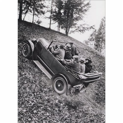 Avanti Press Greeting Cards Birthday- WHIPPET CAR Perspective: front