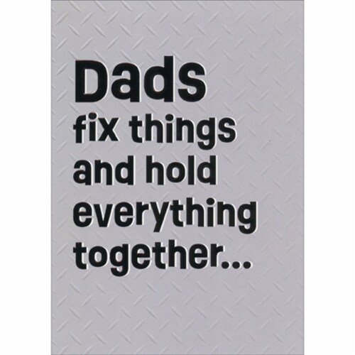 Avanti Press Greeting Cards Father's Day Dads Fix Things Perspective: front