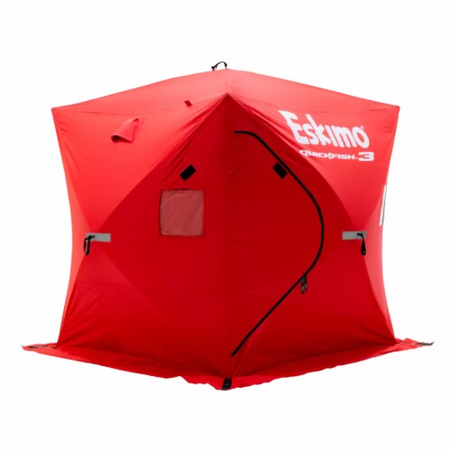 Eskimo QuickFish 3 Portable 3-Person Pop Up Ice Fishing Shanty Shack  Shelter Hut, 1 Piece - Harris Teeter