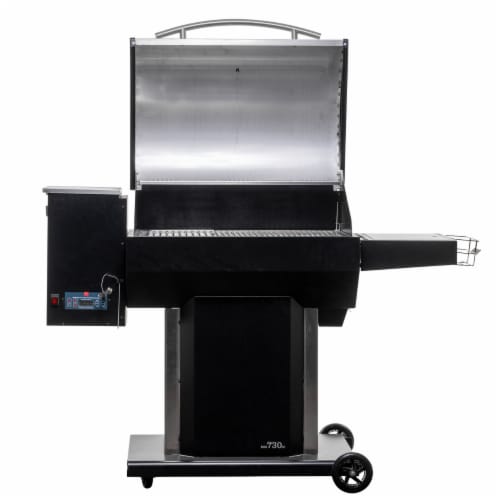 Usg730Ss Stainless Steel Wood Pellet Grill Perspective: front