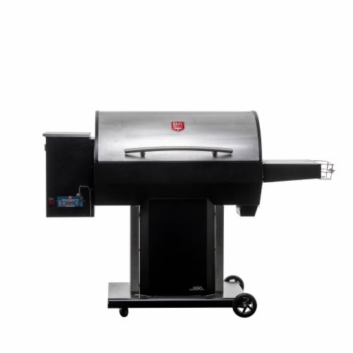 Usg890Ss Stainless Steel Wood Pellet Grill & Smoker Perspective: front