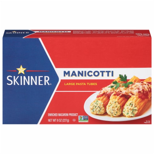 Skinner Manicotti Pasta Perspective: front