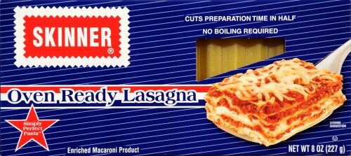 Skinner Oven Ready Lasagna Noodles 8