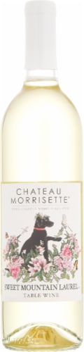 Chateau Morrisette Sweet Mountain Laurel Virginia White Wine Perspective: front