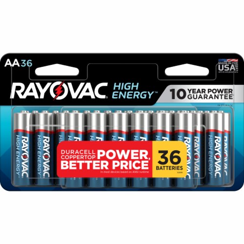 Rayovac High Energy Alkaline AA Batteries (36-Pack) in the AA Batteries  department at