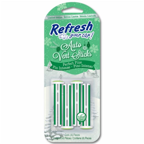 Refresh Your Car!® Auto Vent Sticks Perfect Pine Air Fresheners Perspective: front