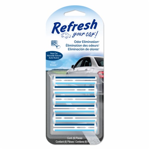 Refresh Your Car!® Vent Stick Air Freshener New Car / Cool Breeze Scent Perspective: front
