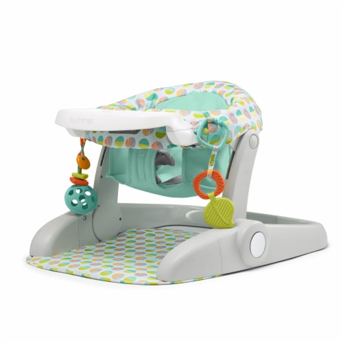 Summer Infant Learn to Sit Stages 2-Position Floor Seat - Funfetti Perspective: front