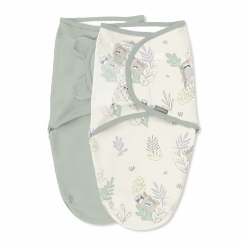 SwaddleMe® by Ingenuity Original Swaddle - Peekaboo Sloth Perspective: front