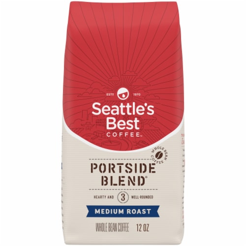 Seattle's Best Coffee™ Portside Blend Medium Roast Whole Bean Coffee Perspective: front