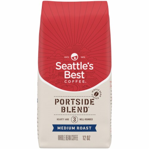 Seattle's Best Coffee™ Portside Blend Medium Roast Whole Bean Coffee Perspective: front