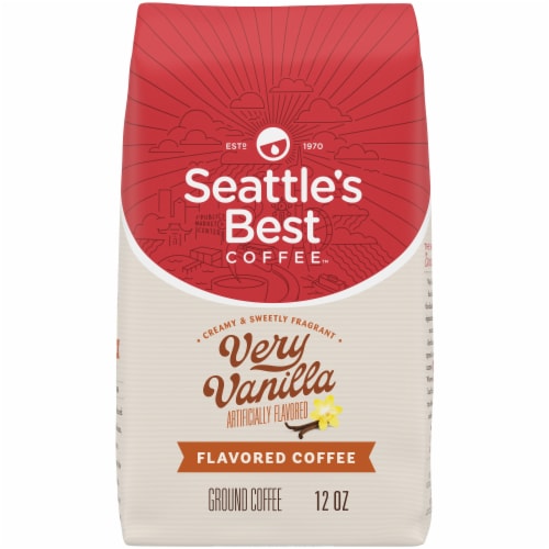 Seattle's Best Coffee™ Very Vanilla Flavored Medium Roast Ground Coffee Perspective: front