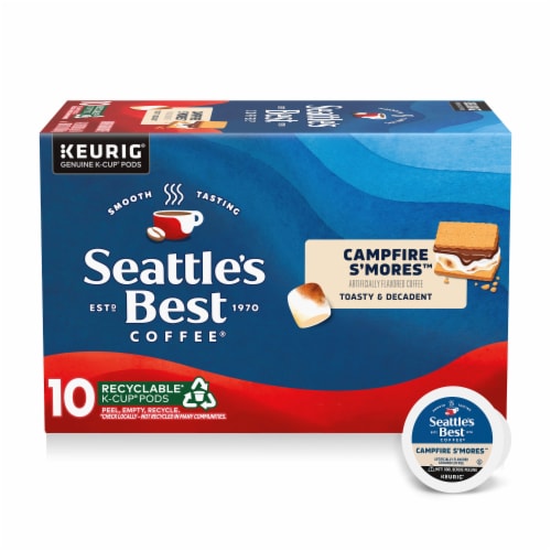 Seattle’s Best Coffee Campfire S'mores Flavored K-Cup Coffee Pods Perspective: front