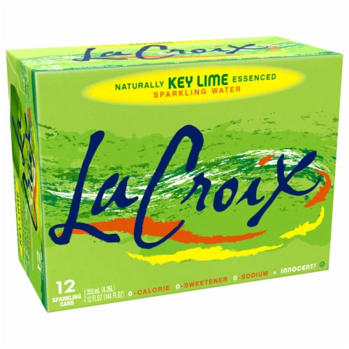 LaCroix® Key Lime Flavored Sparkling Water Cans