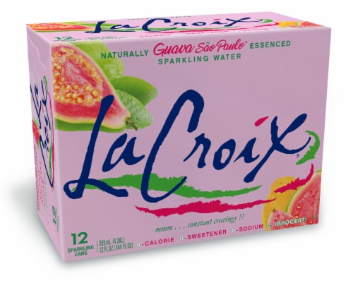 LaCroix® Guava Sao Paulo Flavored Sparkling Water Cans