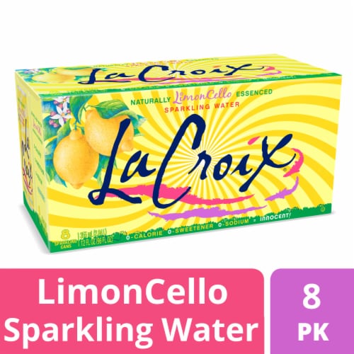 LaCroix® Limoncello Flavored Sparkling Water Cans Perspective: front