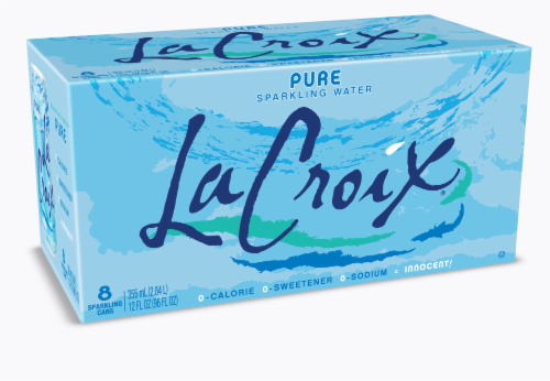 LaCroix® Pure Sparkling Water Cans Perspective: front