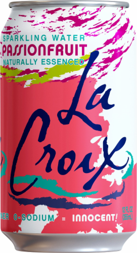 LaCroix® Passionfruit Flavored Sparkling Water Can Perspective: front