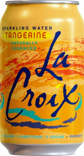 LaCroix® Tangerine Flavored Sparkling Water Can Perspective: front