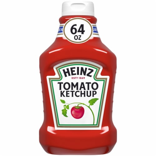 Heinz Tomato Ketchup Value Size, Bottle Perspective: front