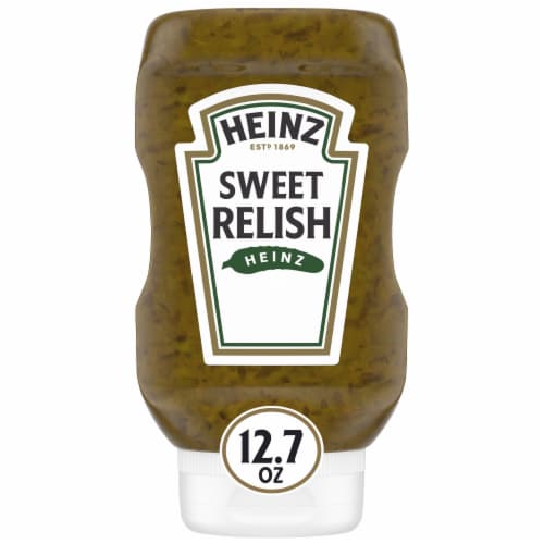 Heinz Sweet Relish, Bottle Perspective: front